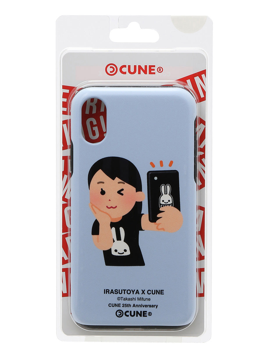 25th COLLAB iPhone cover X/XS いらすとや 自撮り・セルフィーのイラスト