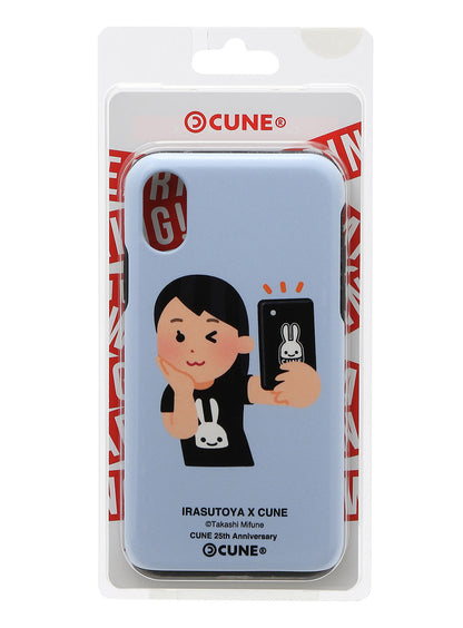 25th COLLAB iPhone cover X/XS いらすとや 自撮り・セルフィーのイラスト