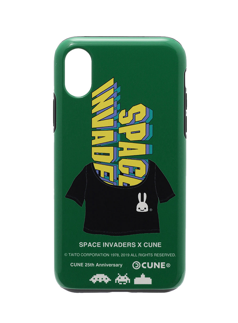25th COLLAB iPhone cover X/XS スペースインベーダー LOGO