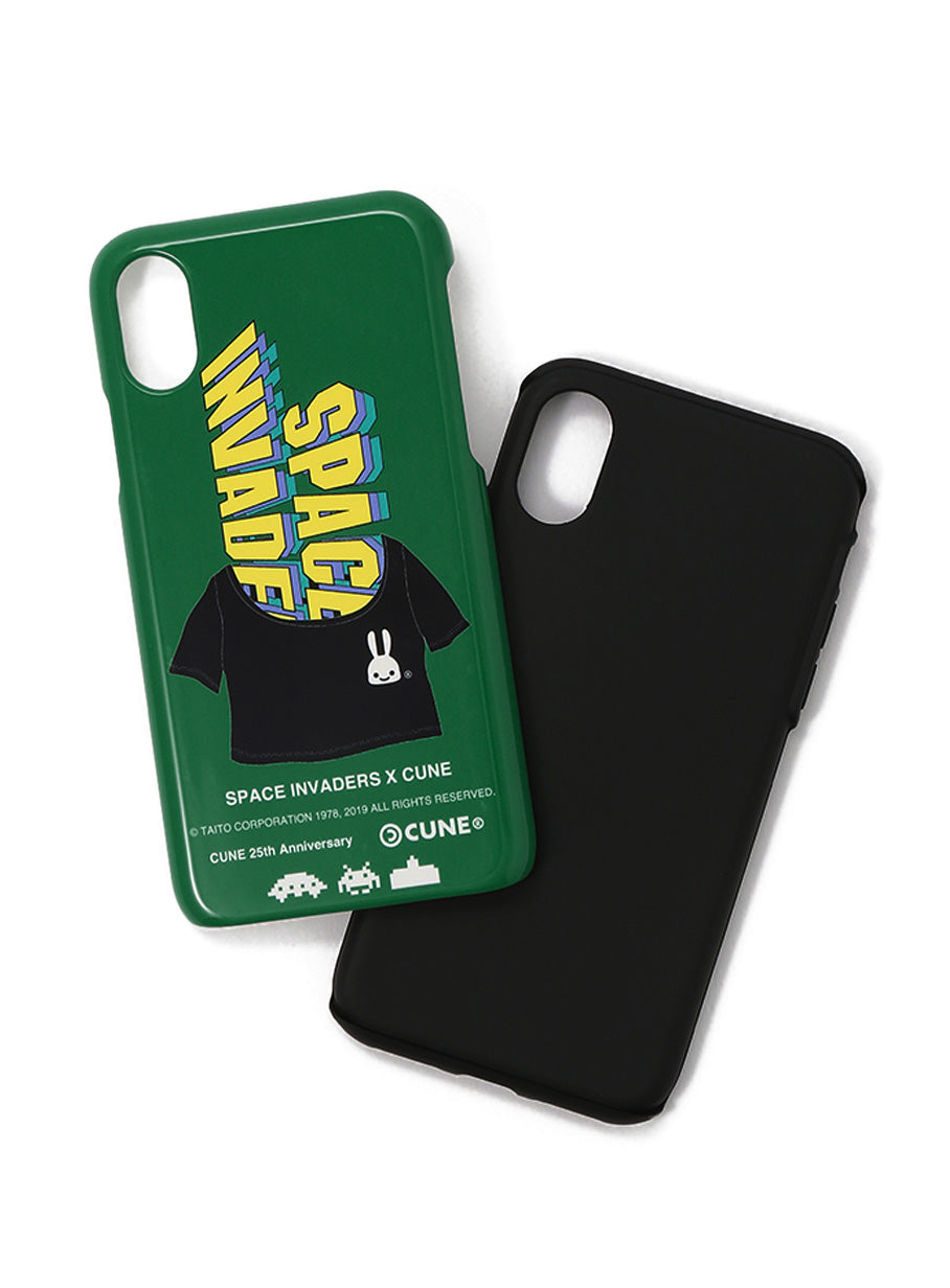 25th COLLAB iPhone cover X/XS スペースインベーダー LOGO