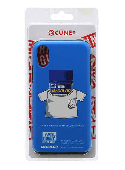 25th COLLAB iPhone cover X/XS Mr.カラー C5 ブルー