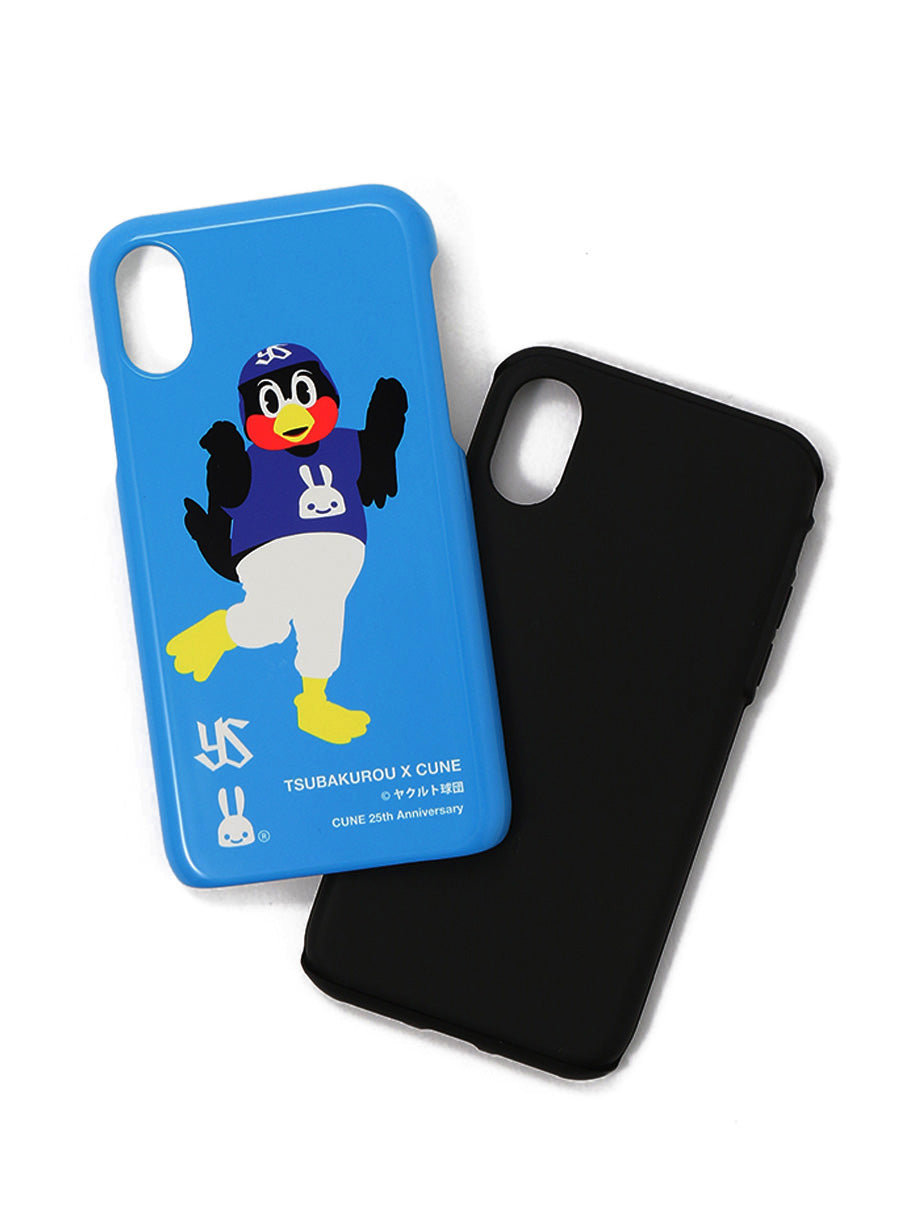 25th COLLAB iPhone cover X/XS ヤクルト球団 つば九郎