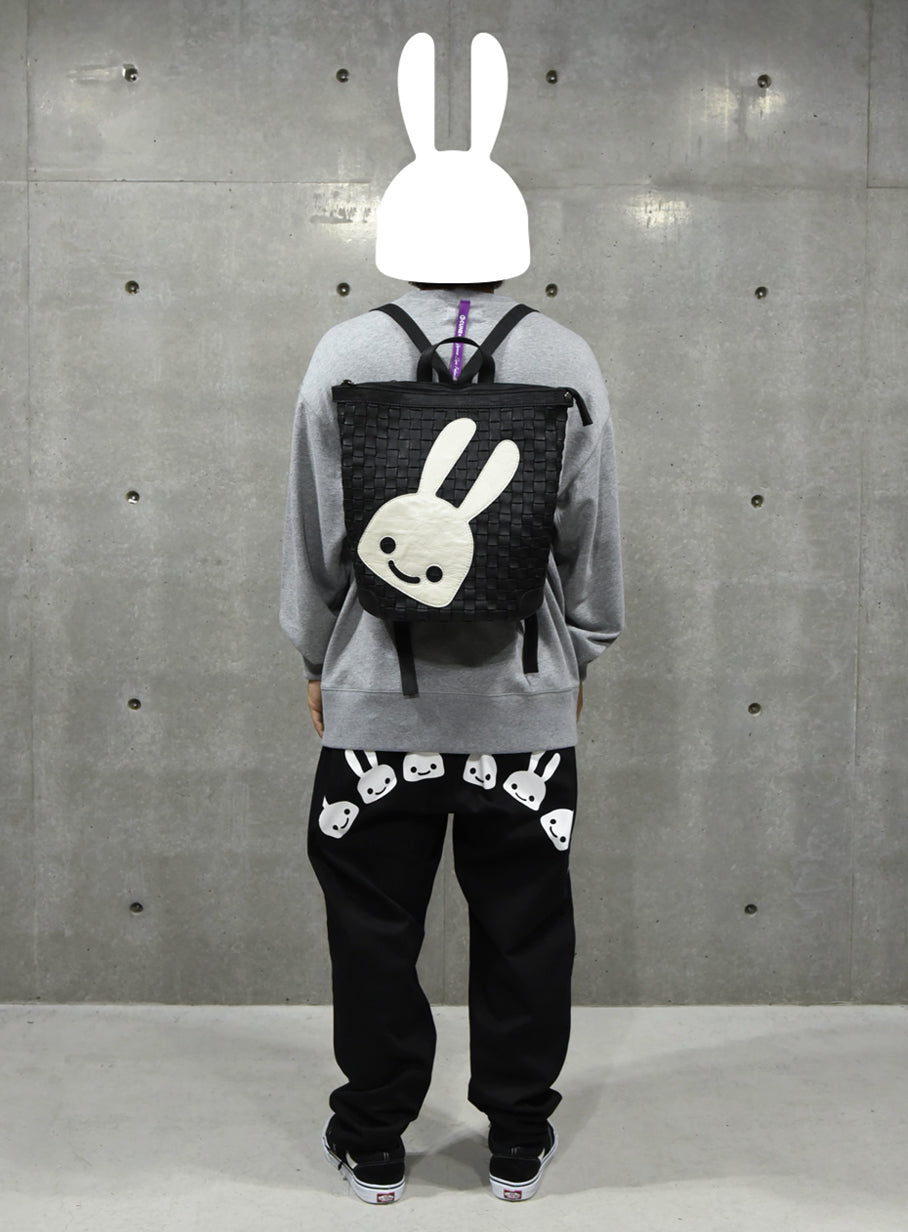 CUNE × robitaレザーメッシュリュック