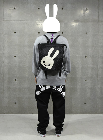 CUNE × robitaレザーメッシュリュック