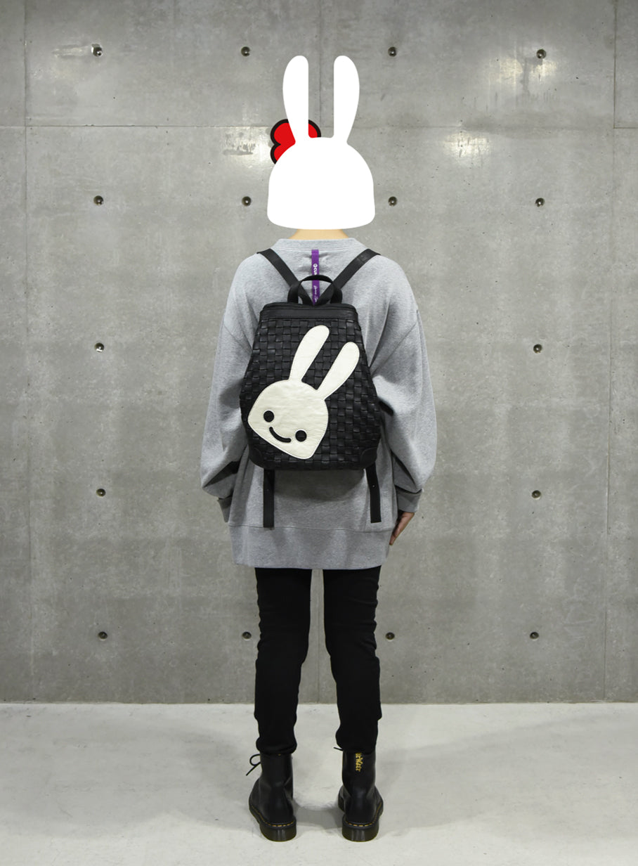 CUNE × robitaレザーメッシュリュック