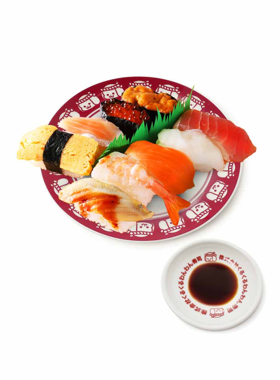 株式会社くるくるわんわん寿司の醤油皿