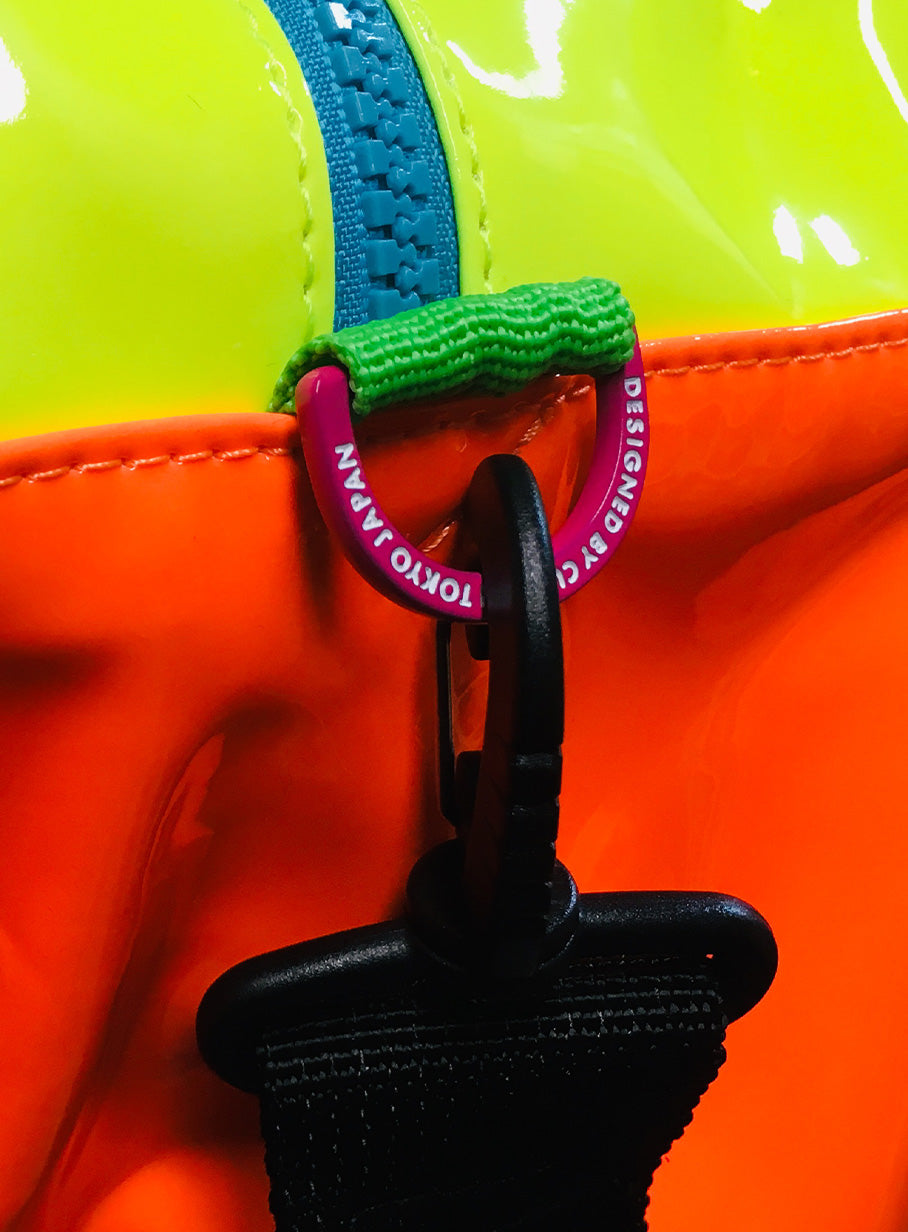 スクエアクリアショルダーバッグ 大