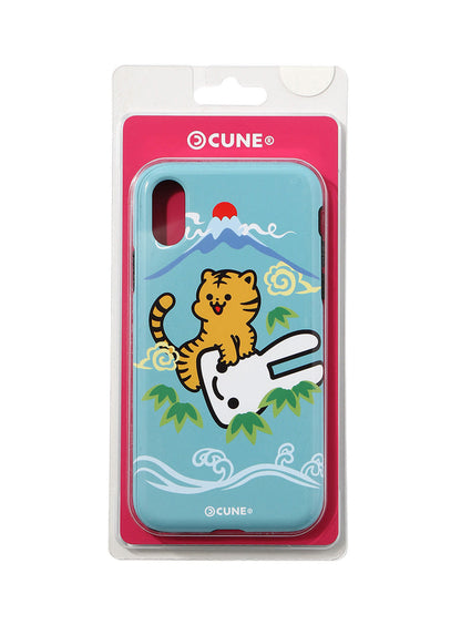 iPhoneケース X 20S2 上向きとらちゃん