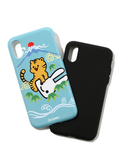 iPhoneケース X 20S2 上向きとらちゃん