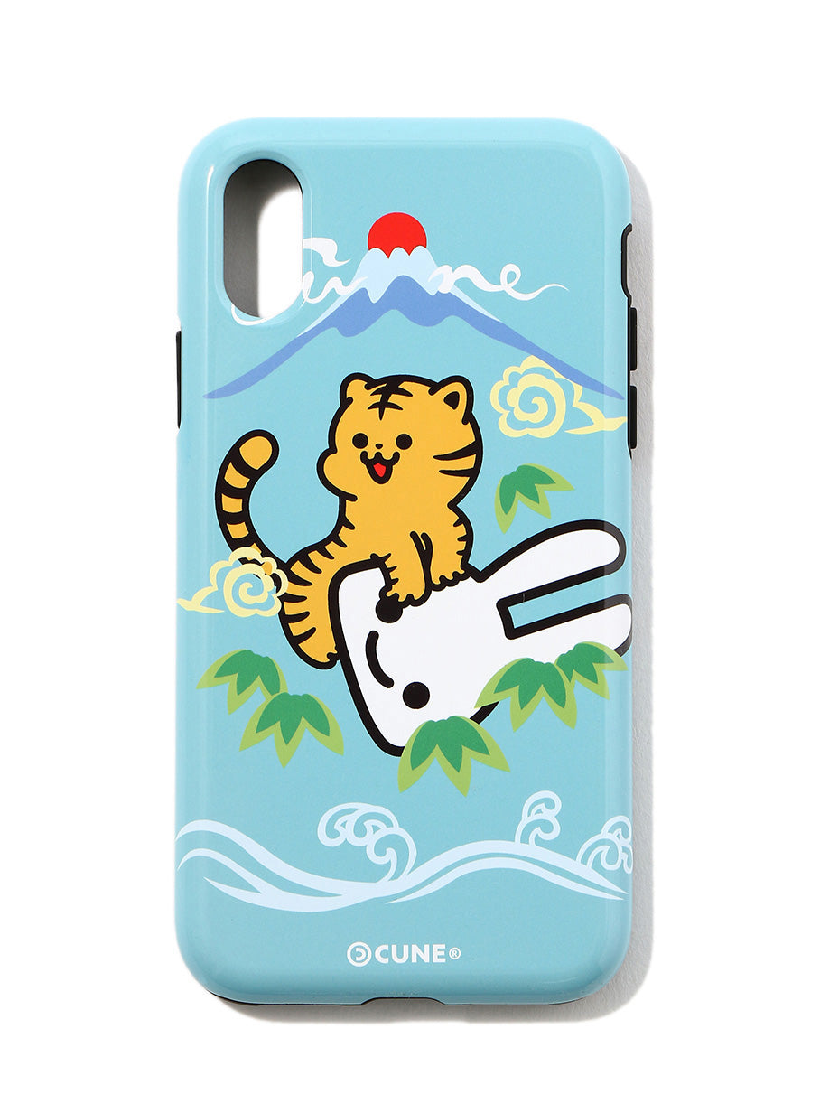 iPhoneケース X 20S2 上向きとらちゃん