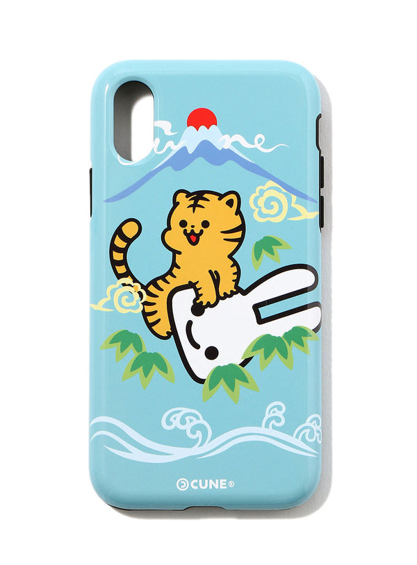 iPhoneケース X 20S2 上向きとらちゃん