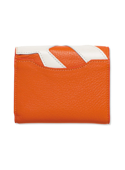 レザー三つ折りウォレット