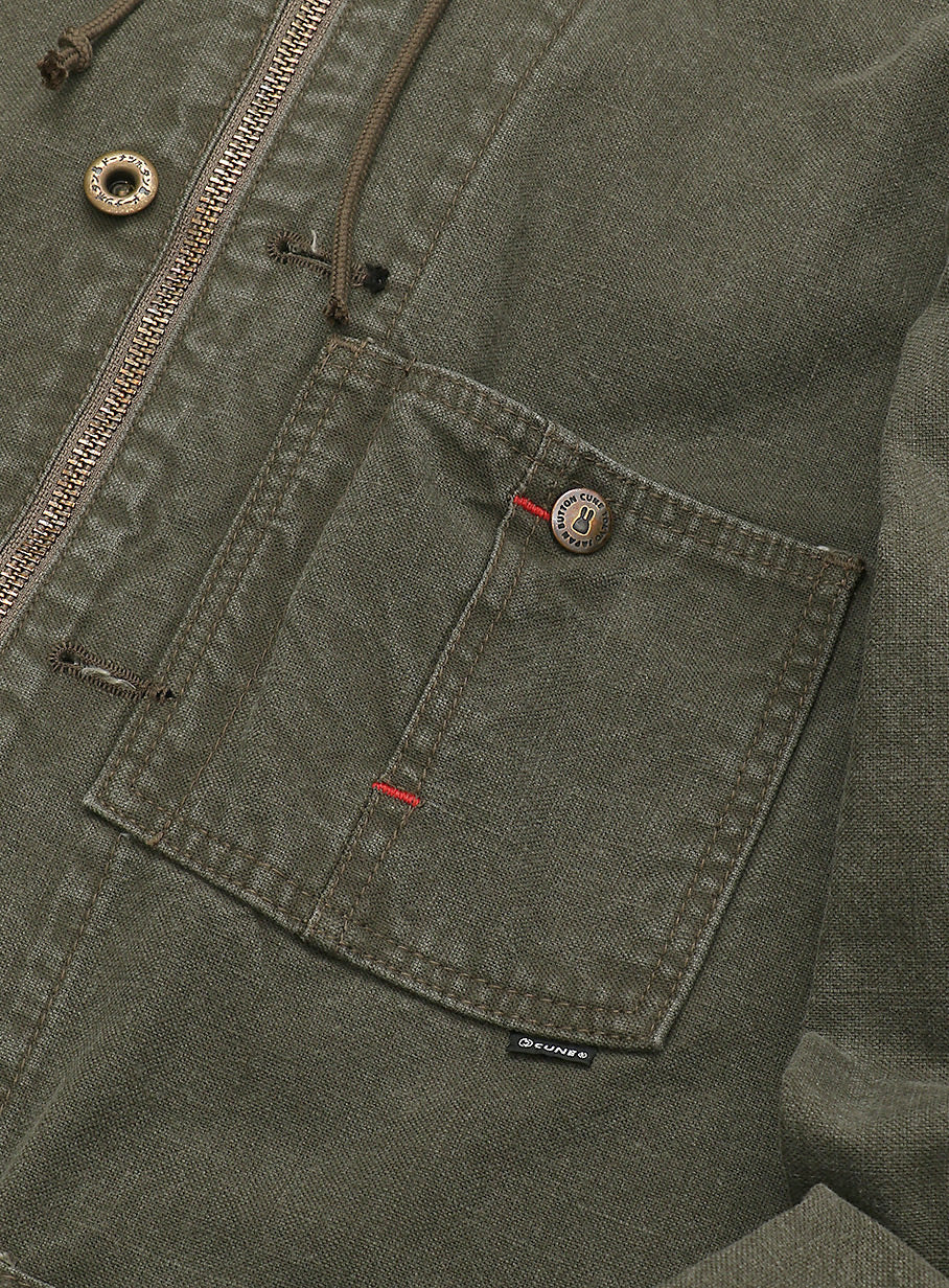 ダックカバーオールパーカージャケット