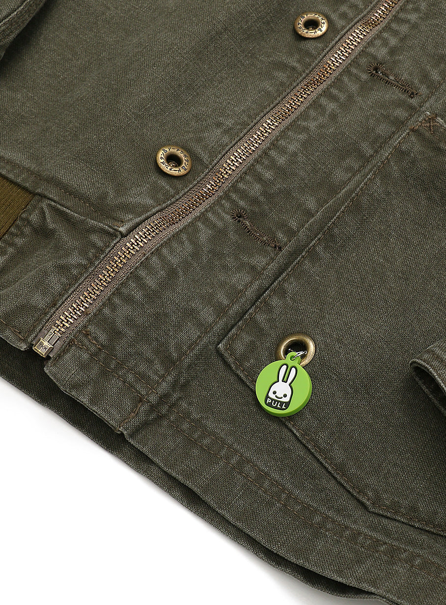 ダックカバーオールパーカージャケット