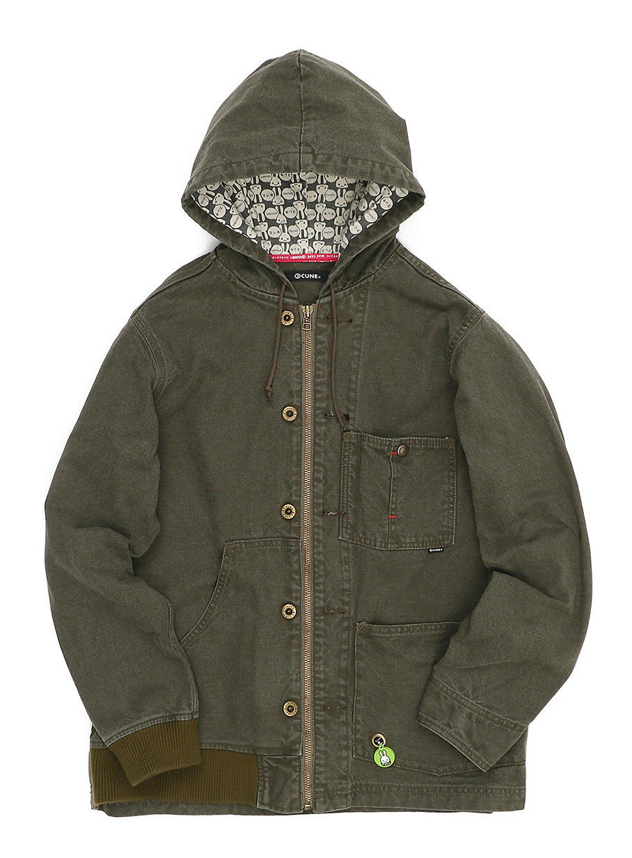 ダックカバーオールパーカージャケット