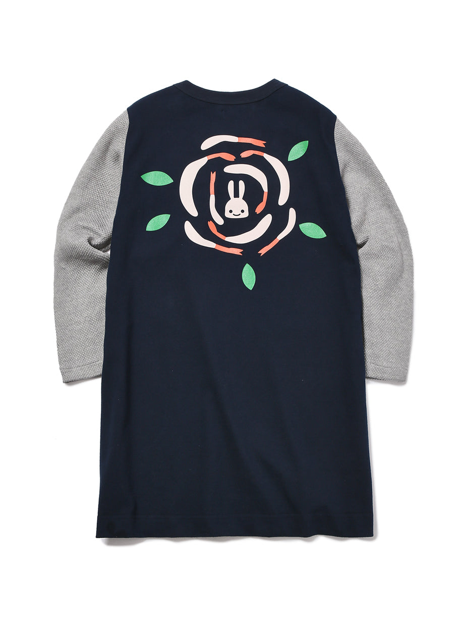 バイカラーワンピース