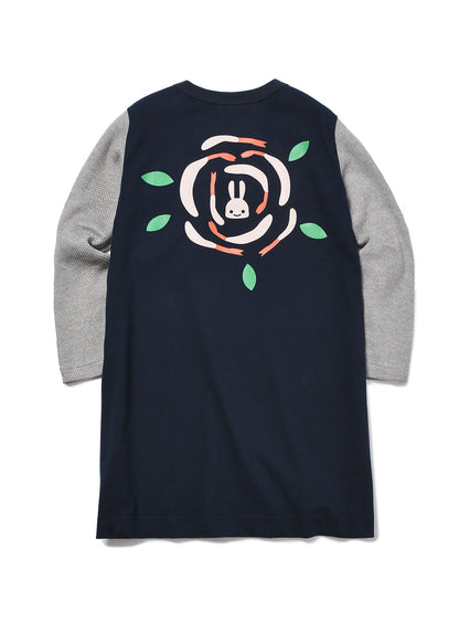 バイカラーワンピース