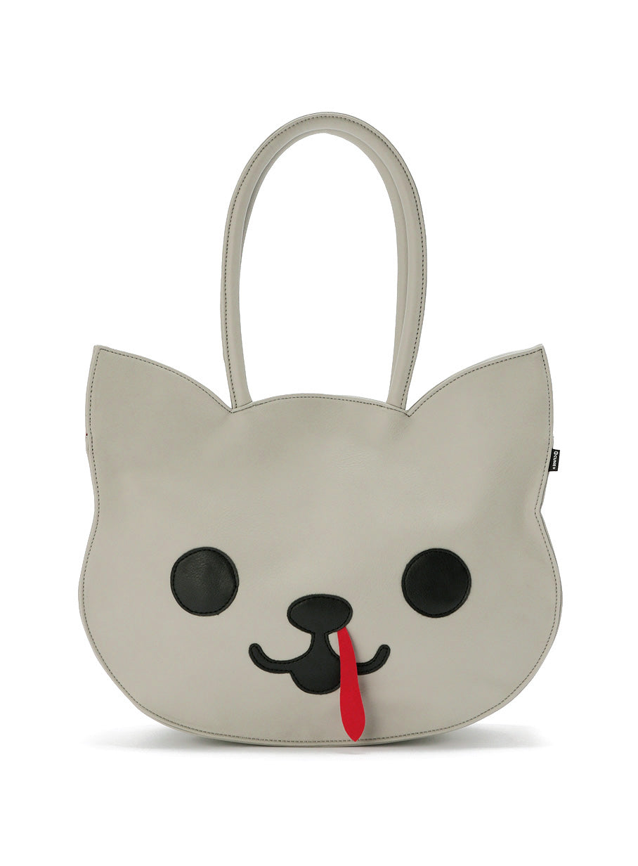ねこ顔バッグ
