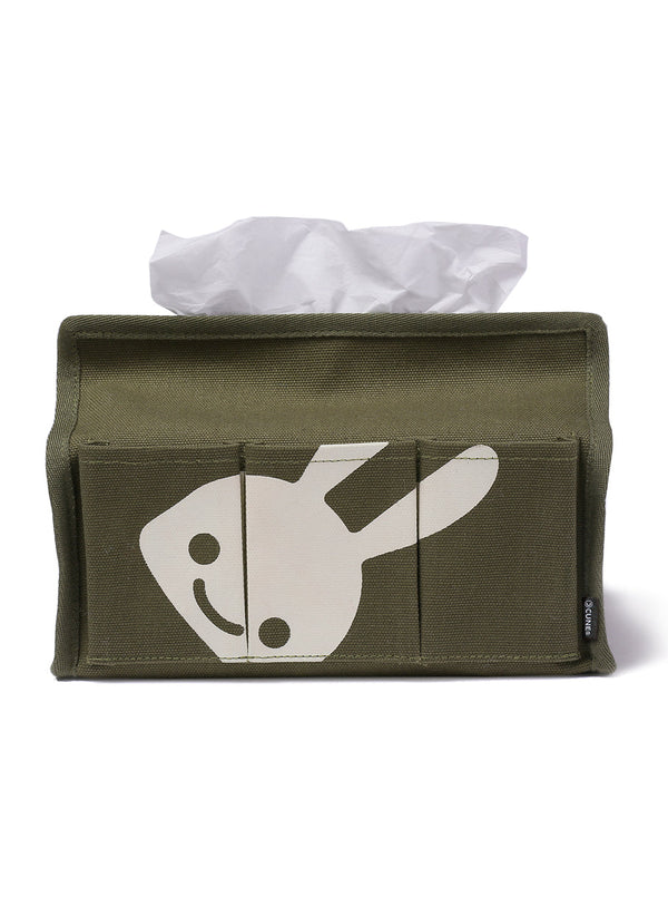 ポケット付きのティッシュケース