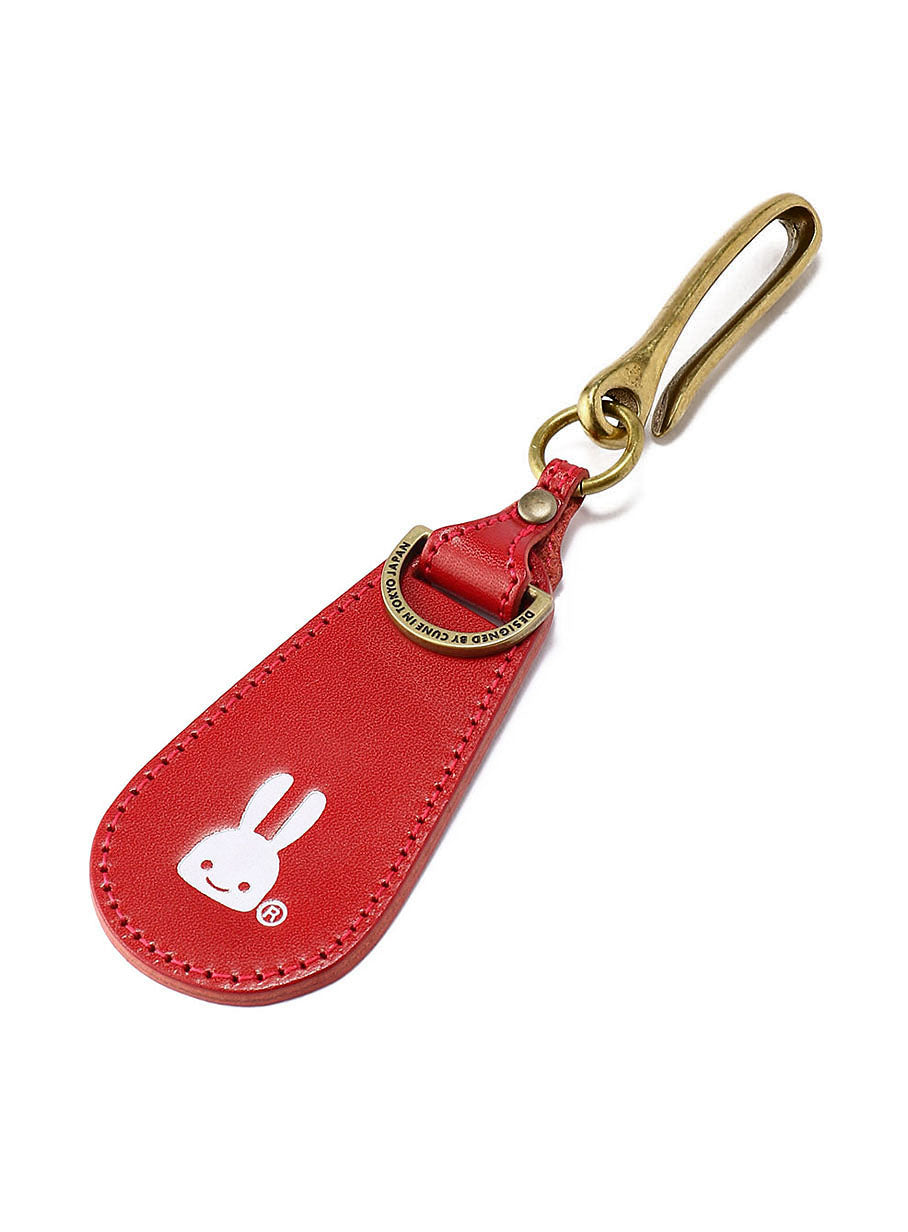 フックレザーキーホルダー