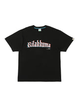 30th ANNIV T-SHIRTS リラックマ ブラックレター