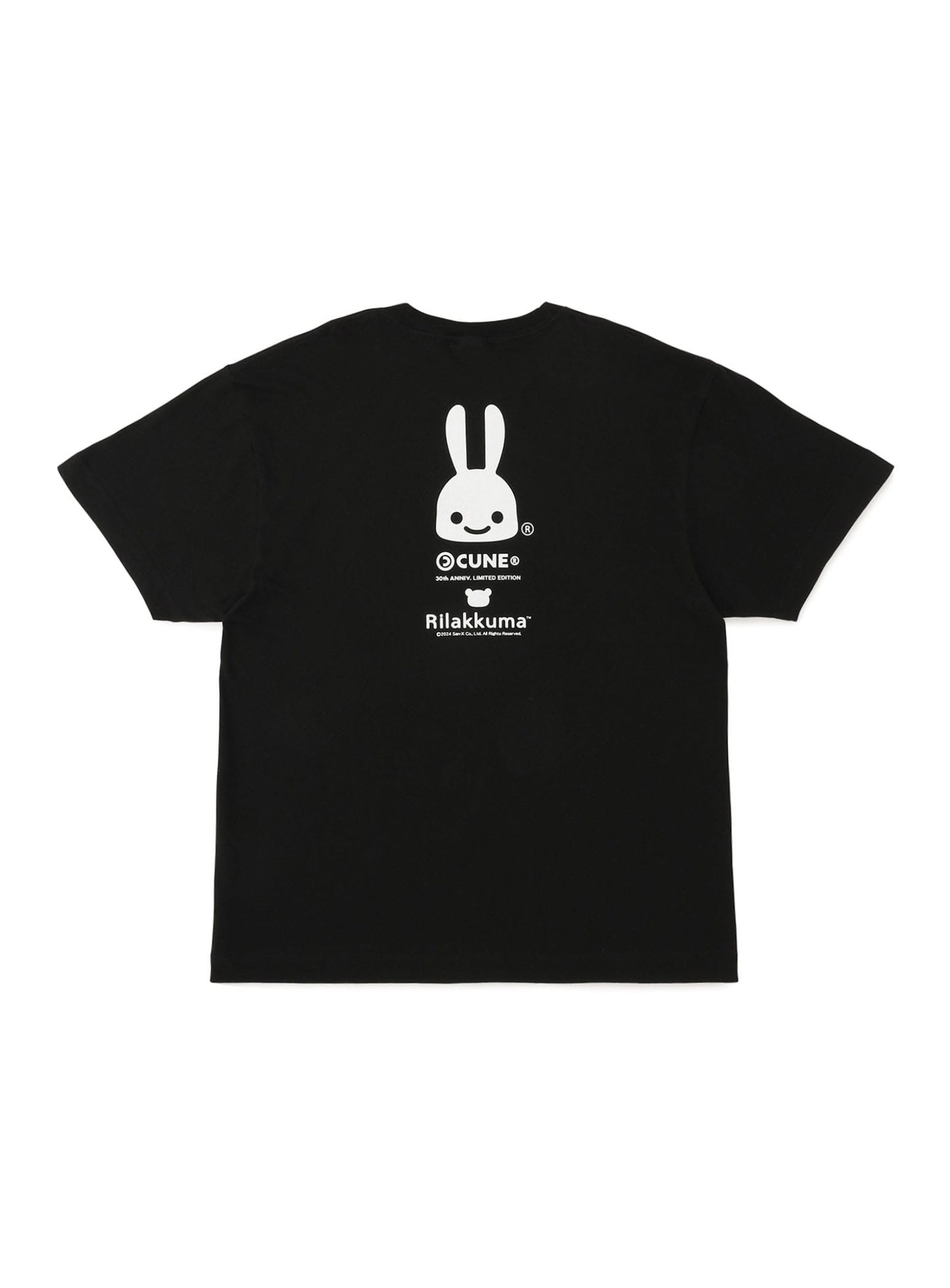 30th ANNIV T-SHIRTS リラックマ ブラックレター