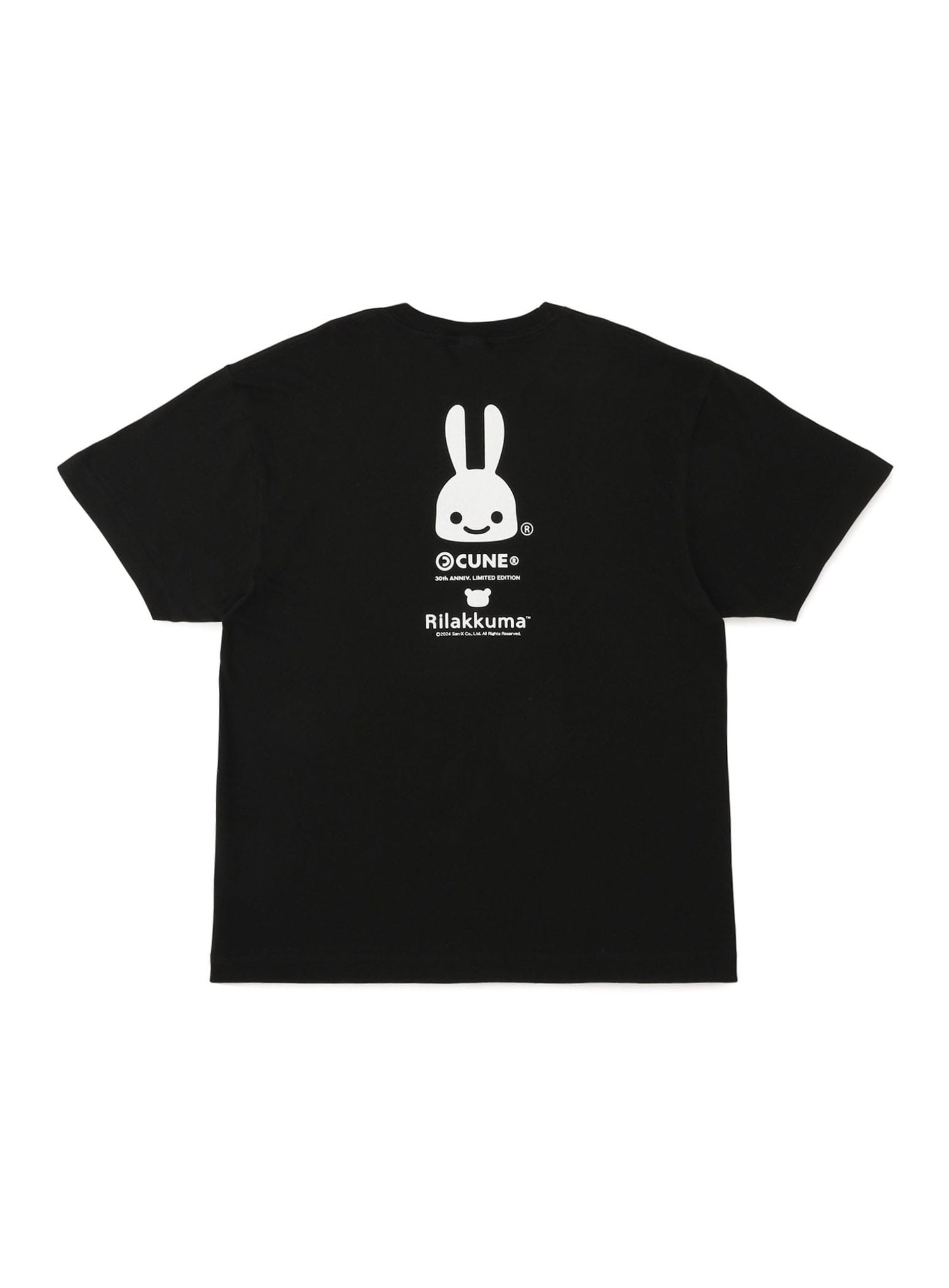 30th ANNIV T-SHIRTS リラックマ ブラックレター