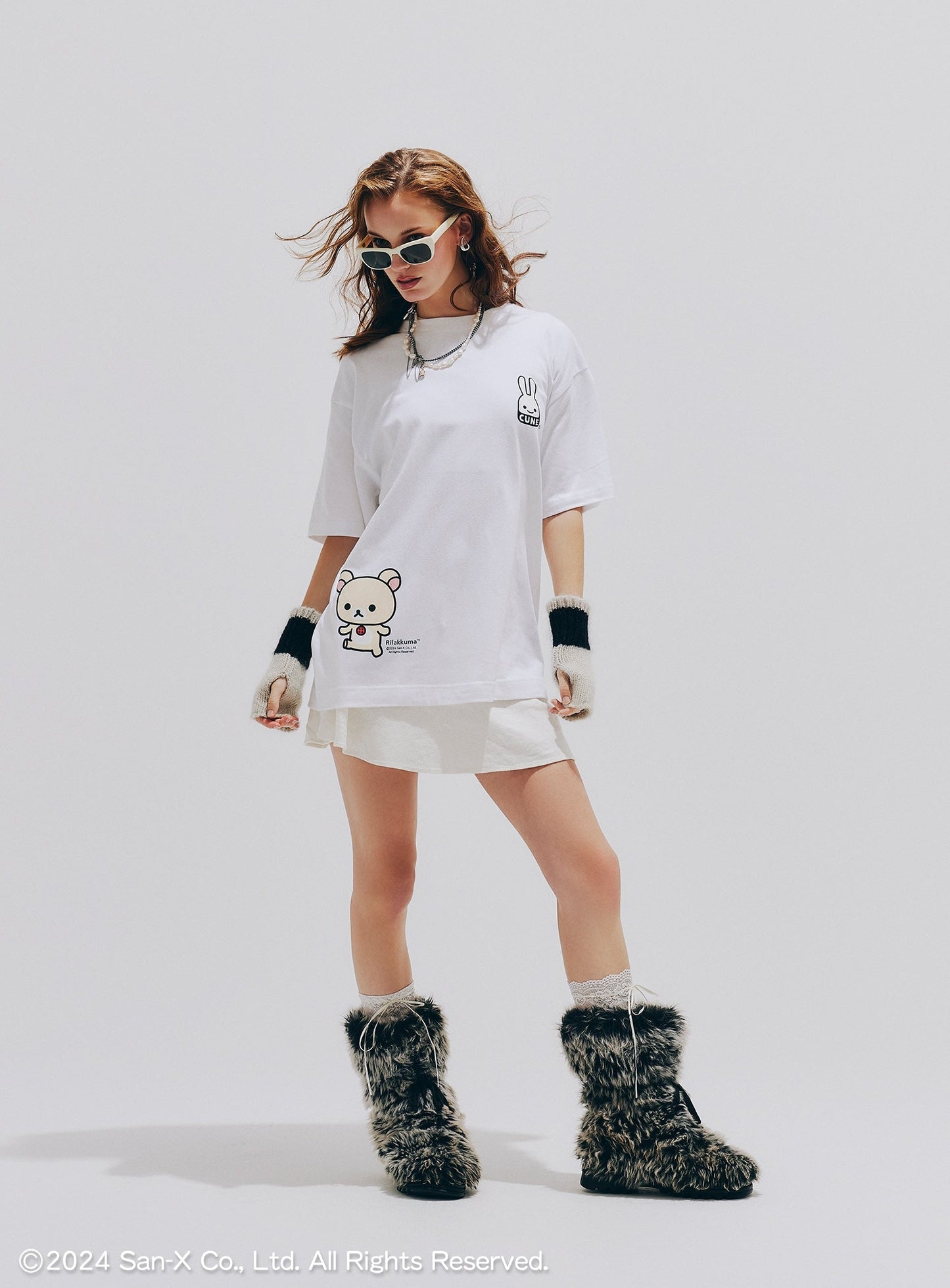 30th ANNIV T-SHIRTS コリラックマとCUNEウサギ