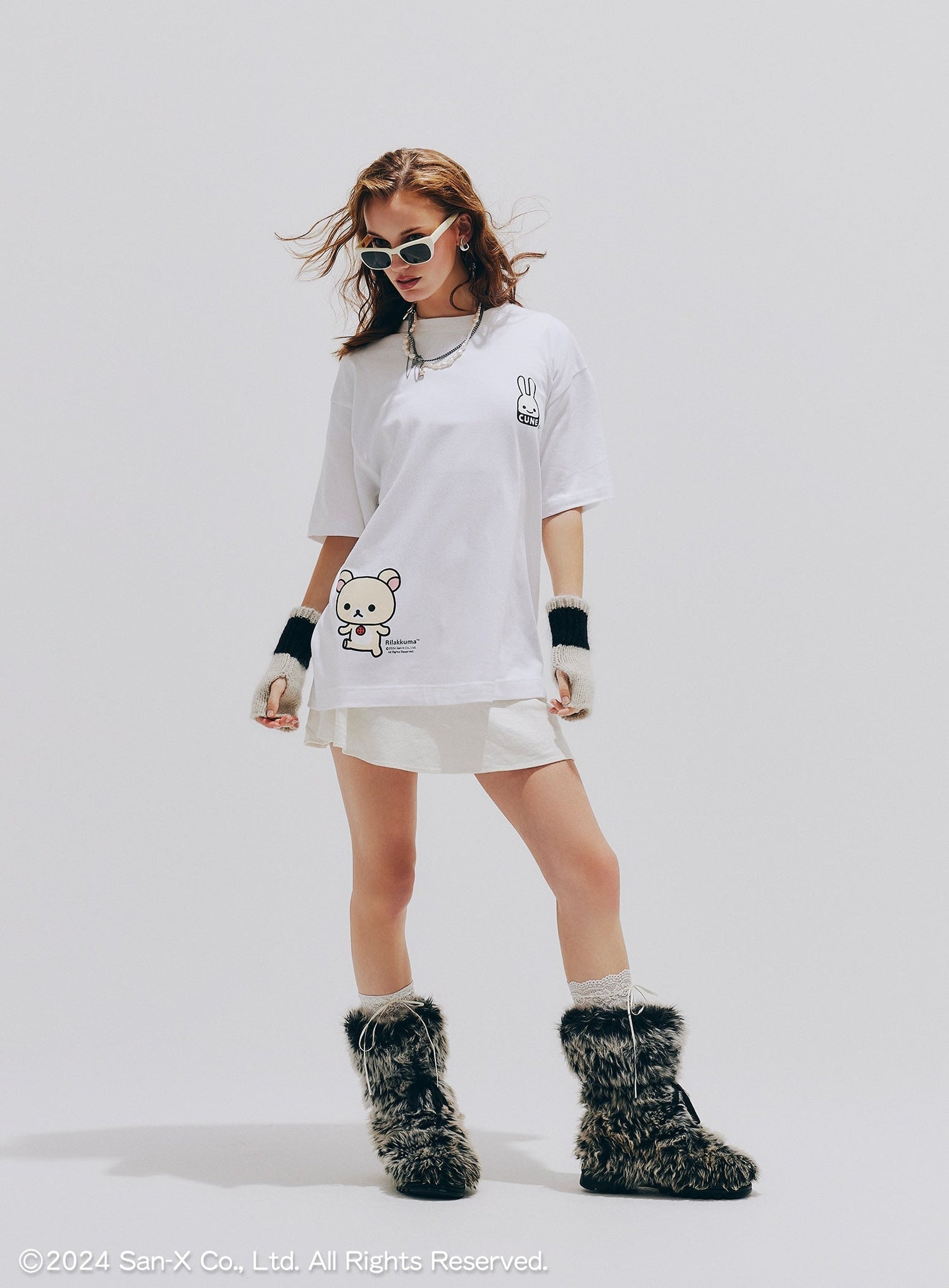 30th ANNIV T-SHIRTS コリラックマとCUNEウサギ