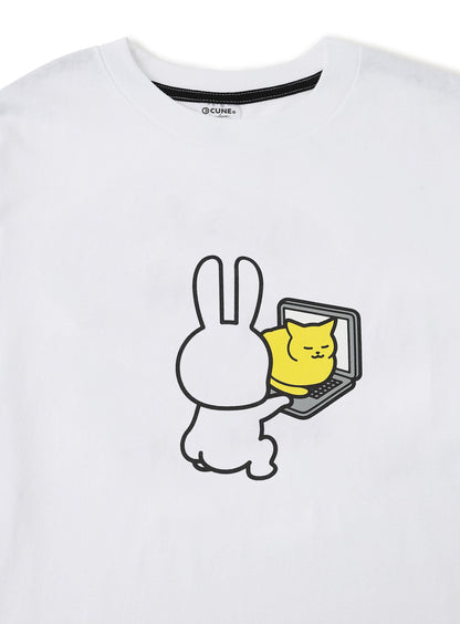 CUNE L/S Tee パソコン