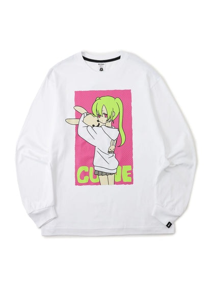 CUNE L/S Tee 持ち上げる