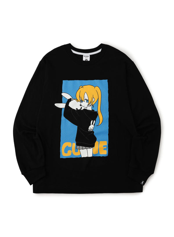 CUNE L/S Tee 持ち上げる