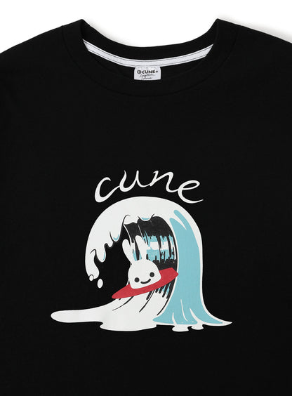 CUNE L/S Tee 波乗り