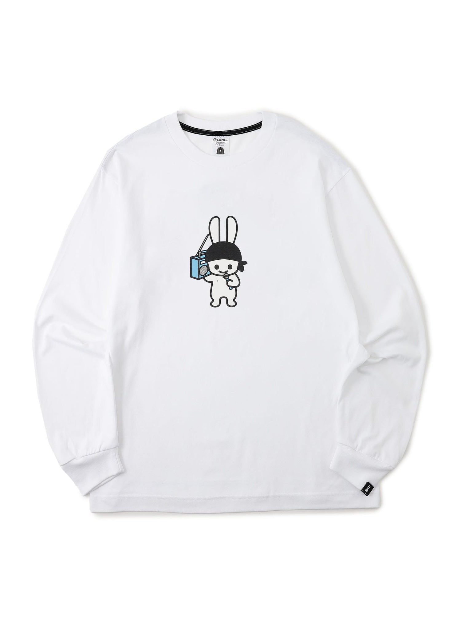 CUNE L/S Tee 肩ラジカセ
