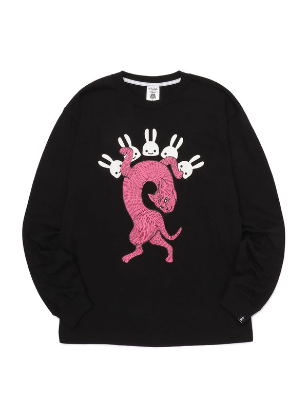 CUNE L/S Tee 猫