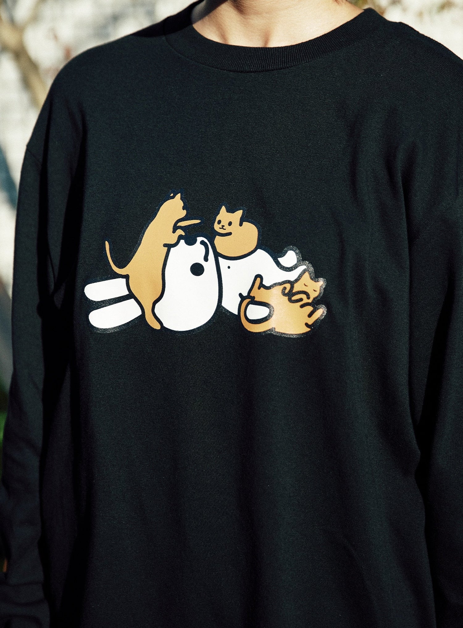 CUNE L/S Tee 動けない