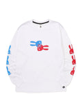CUNE L/S Tee 斜線