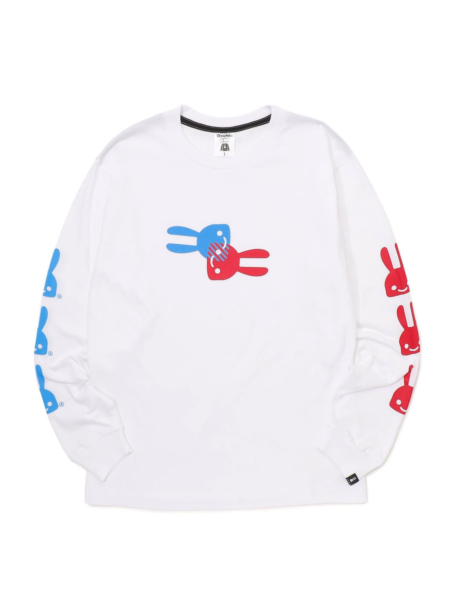CUNE L/S Tee 斜線