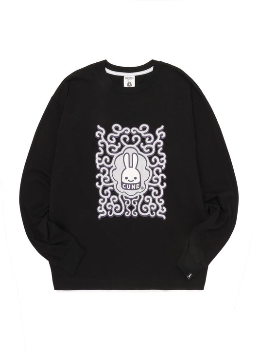 CUNE L/S Tee うねうね