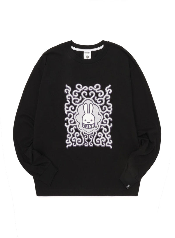 CUNE L/S Tee うねうね