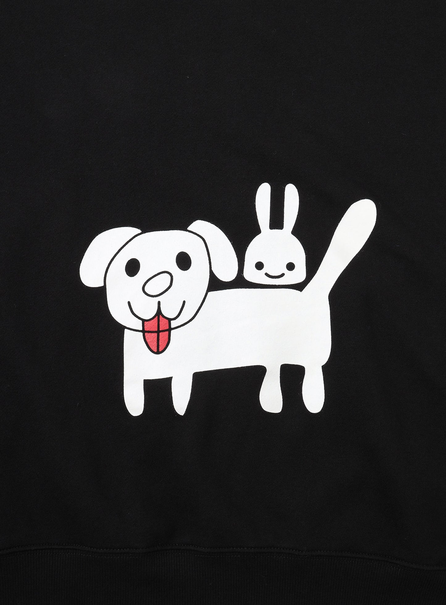 CUNE ZIP PARKA 白い犬