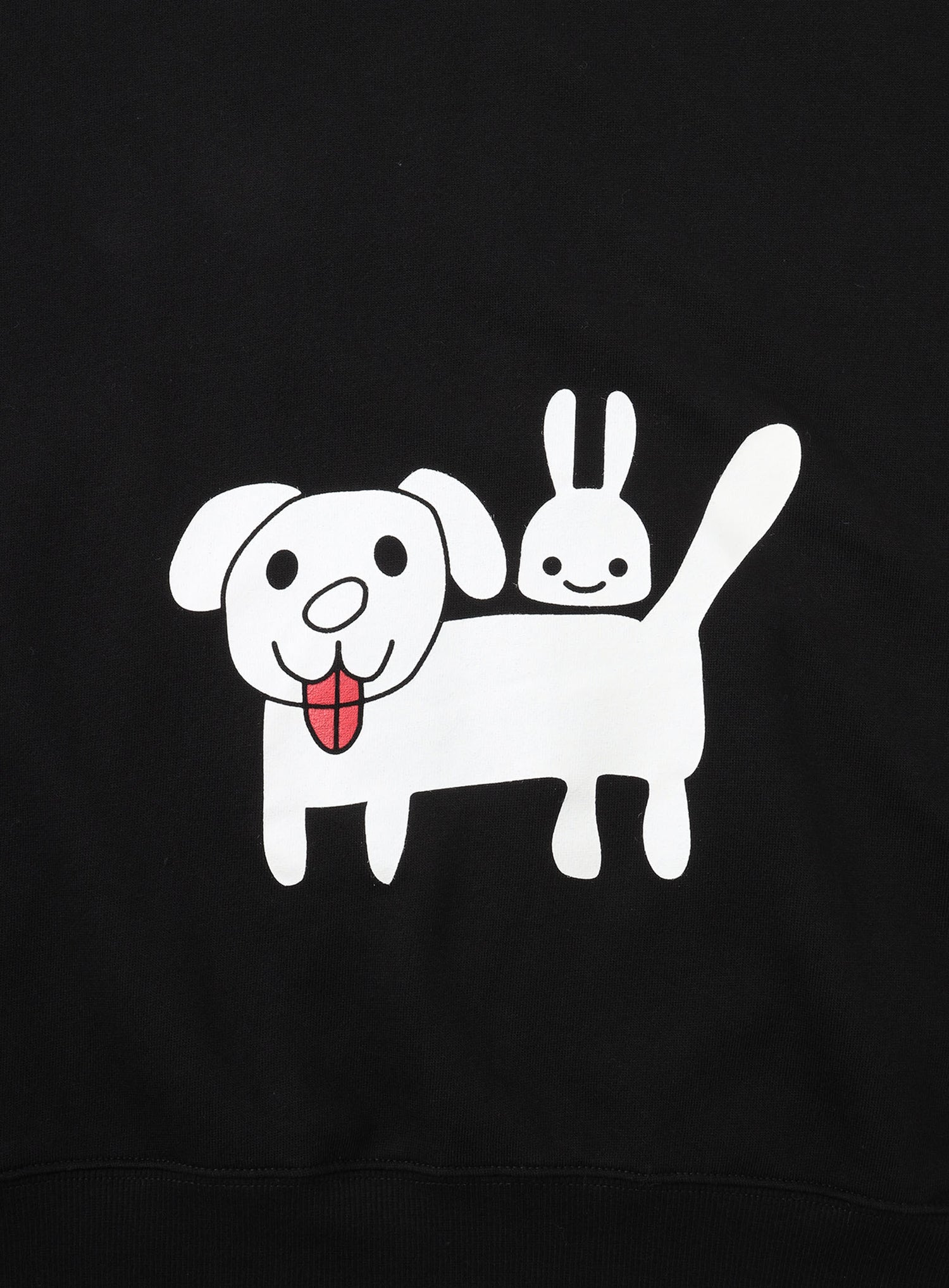 CUNE ZIP PARKA 白い犬