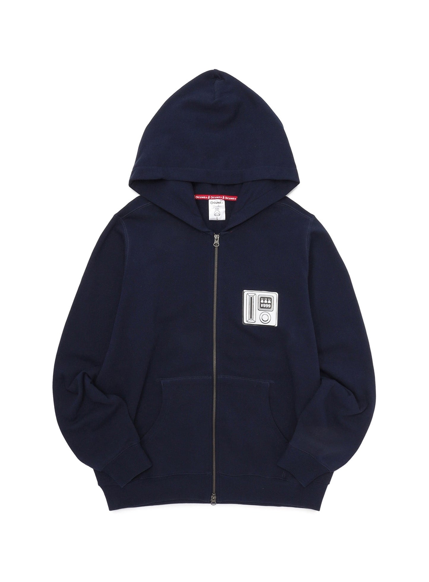 CUNE ZIP PARKA 投入口