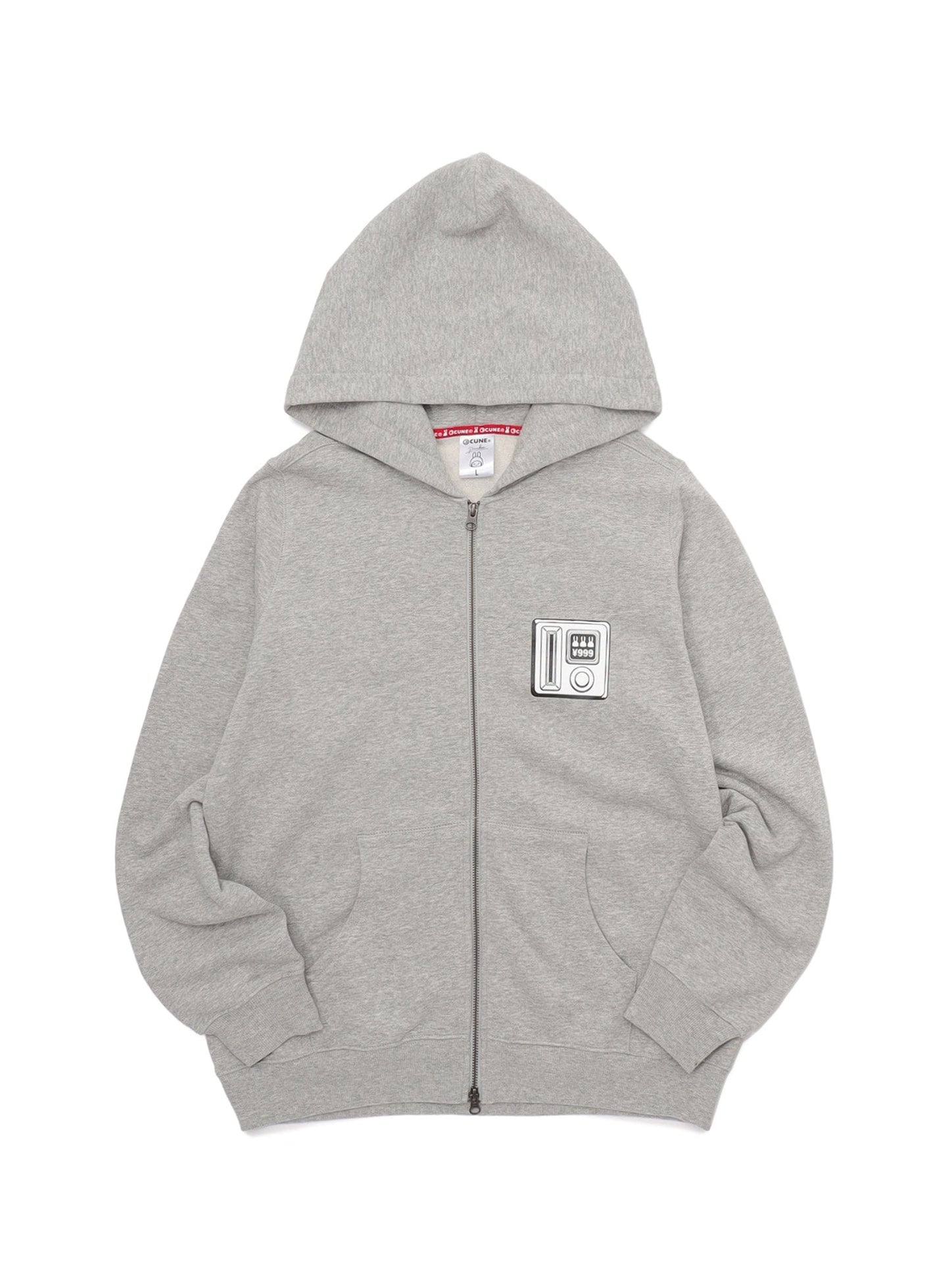 CUNE ZIP PARKA 投入口