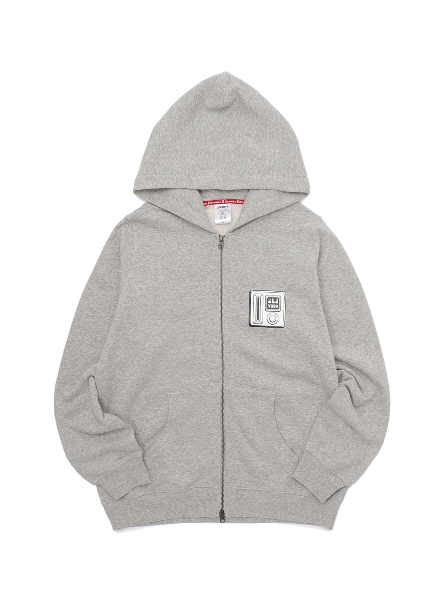 CUNE ZIP PARKA 投入口
