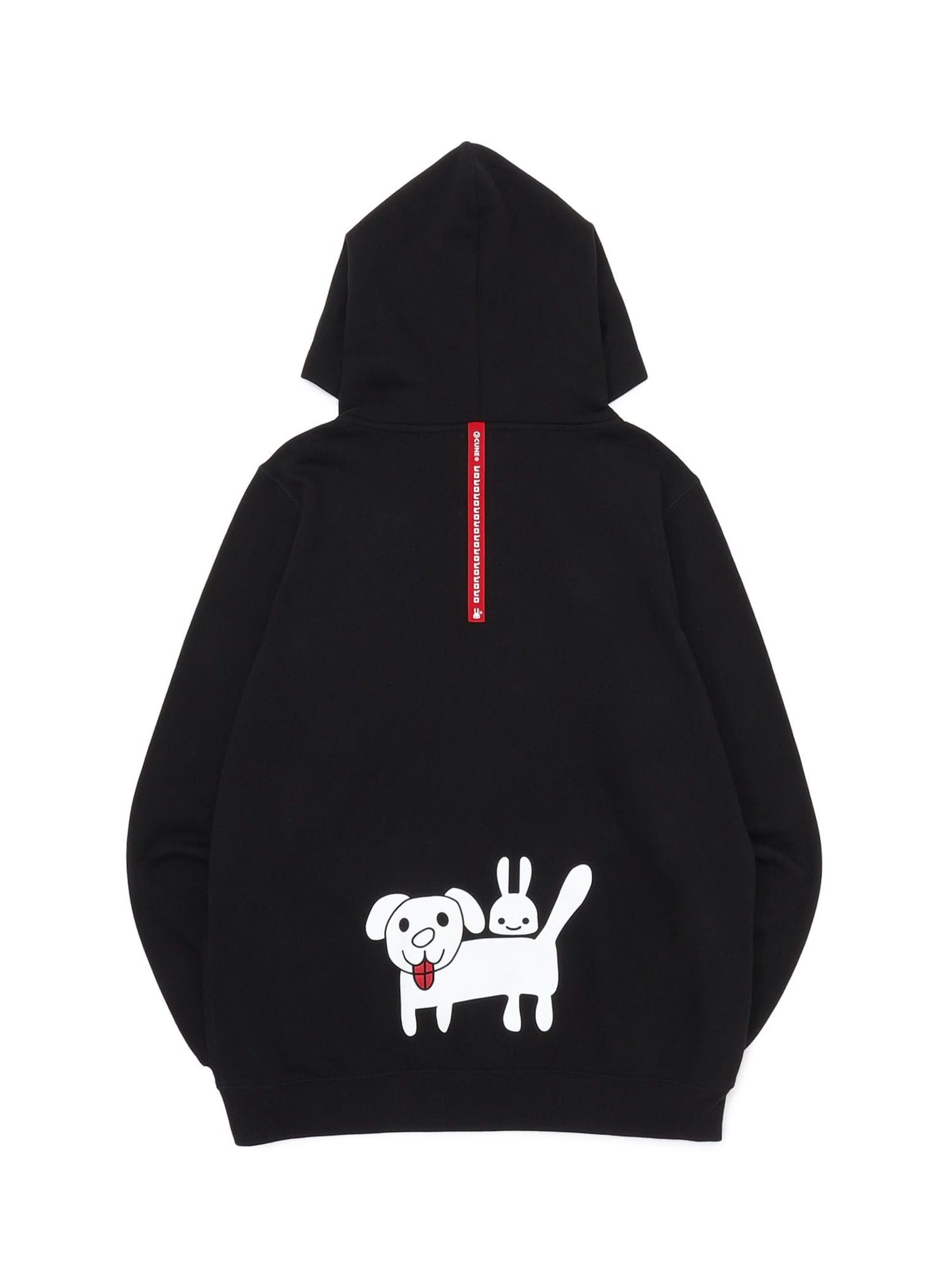 CUNE PULL PARKA 白い犬