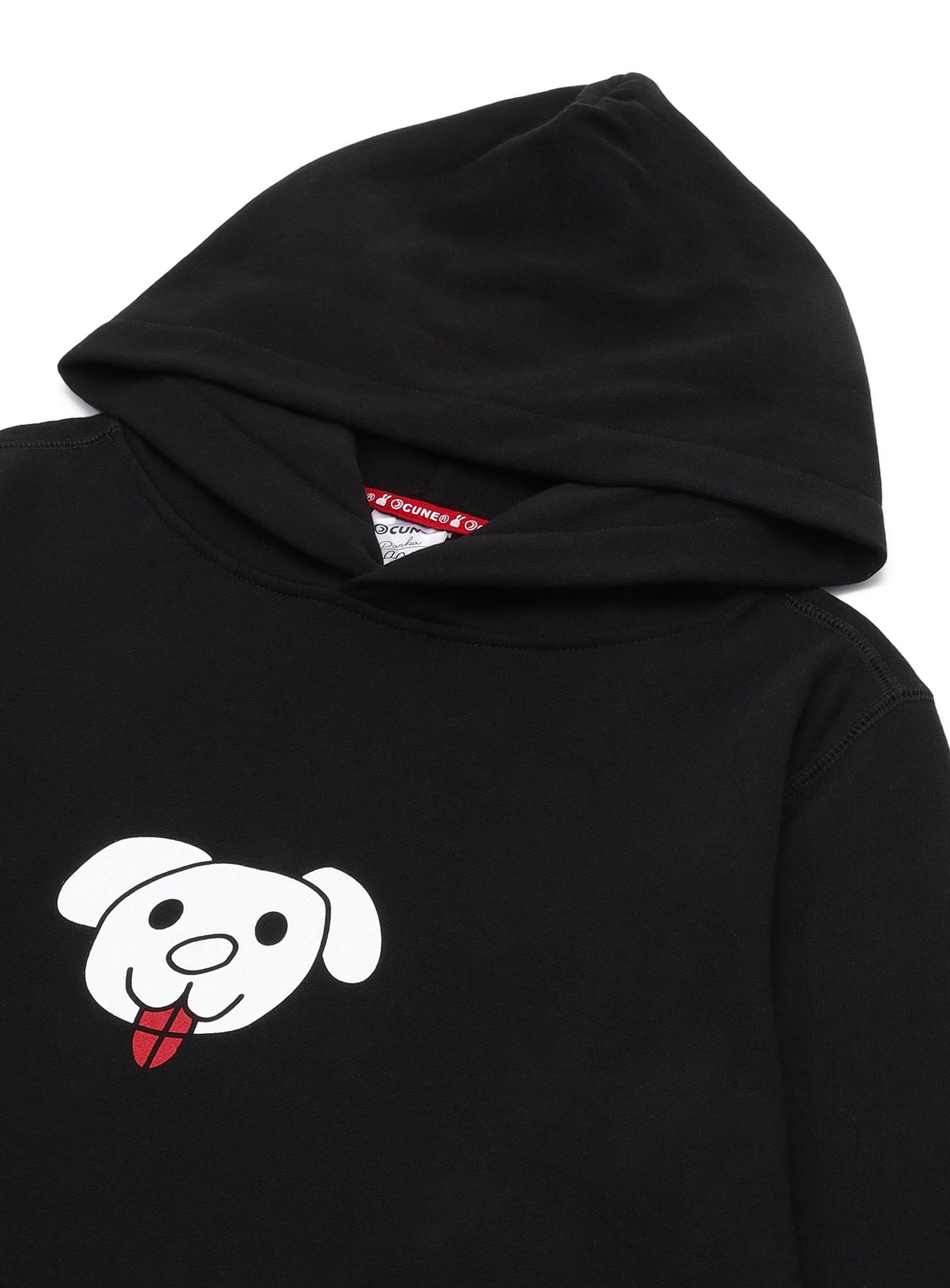 CUNE PULL PARKA 白い犬