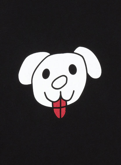 CUNE PULL PARKA 白い犬