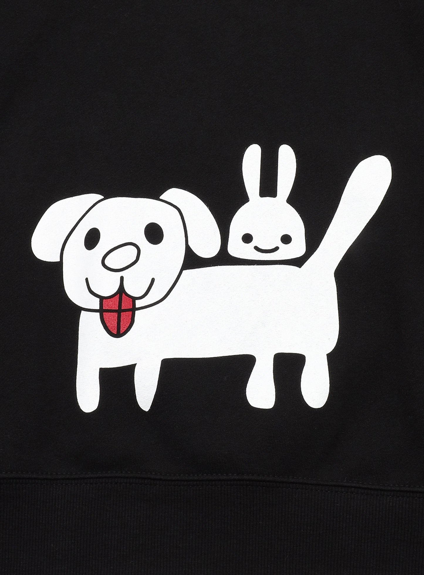 CUNE PULL PARKA 白い犬