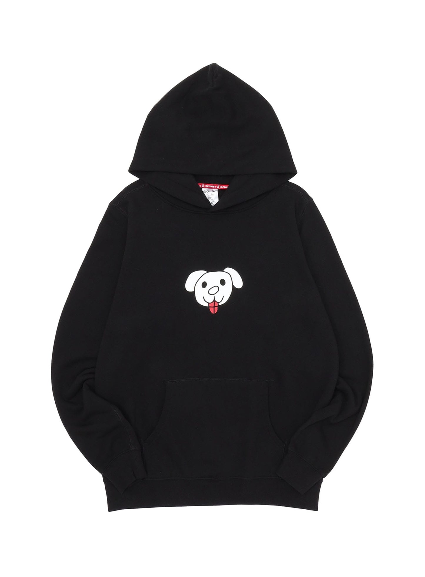 CUNE PULL PARKA 白い犬